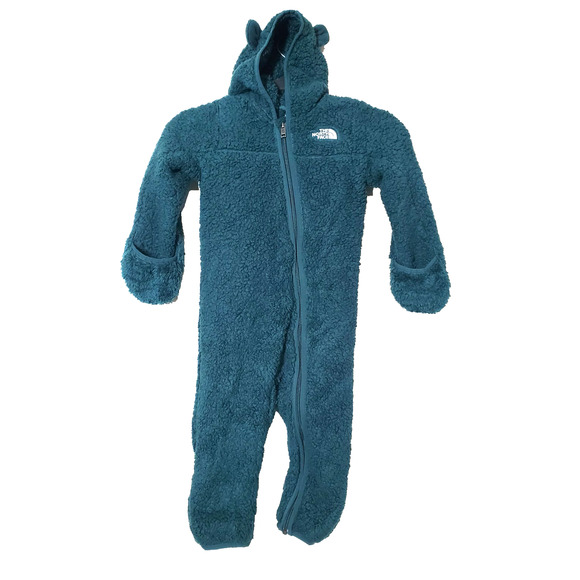 The North Face Baby Bear One-Piece Baby Toddler Jacket 18-24 Months Fleece Hood - Picture 1 of 8